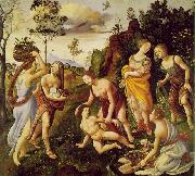 Piero di Cosimo The Finding of Vulcan on Lemnos oil painting artist